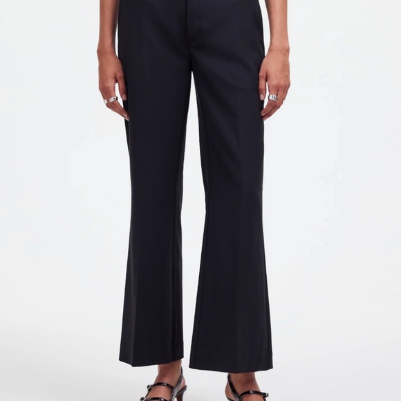 Madewell Black Flare Pants Professional Wear - Picture 8 of 8